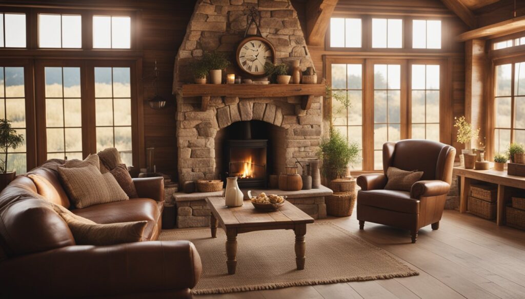 farmhouse living room decorations