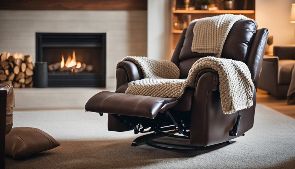 rocker recliner in the living room
